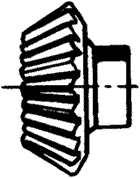 齒輪基本術語錐齒輪、準雙曲面齒輪及其齒輪副
