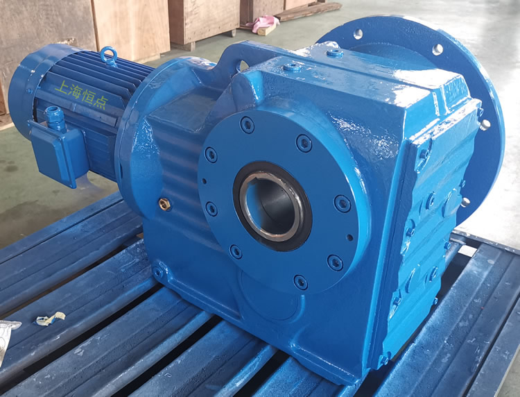 KAF107減速機 輸入配電機 輸入通孔+法蘭 實物